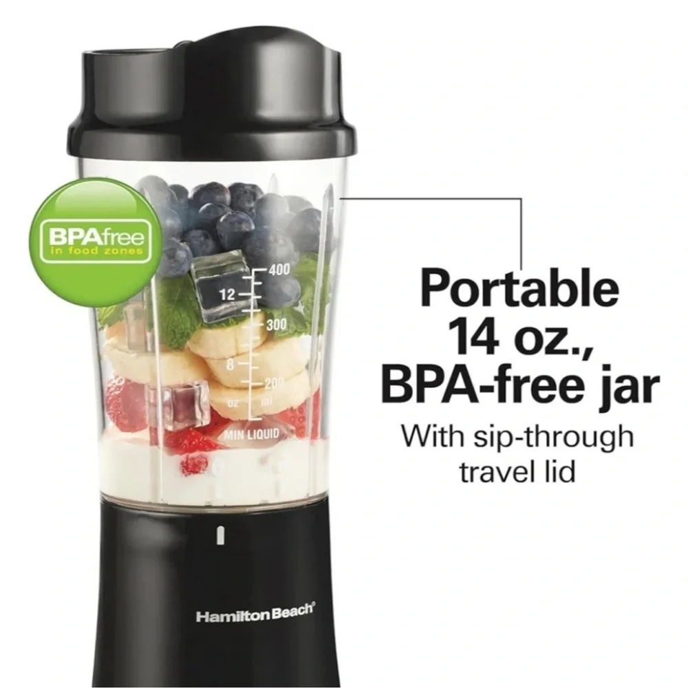 Black Portable Blender